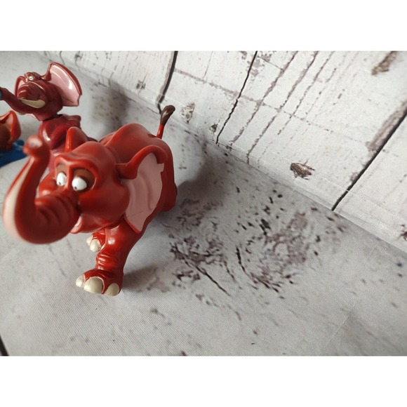Vintage Lot 3 Toy From Disney's Tarzan Mcdonald's Elephant Mammoth Happy Meal - Picture 2 of 9